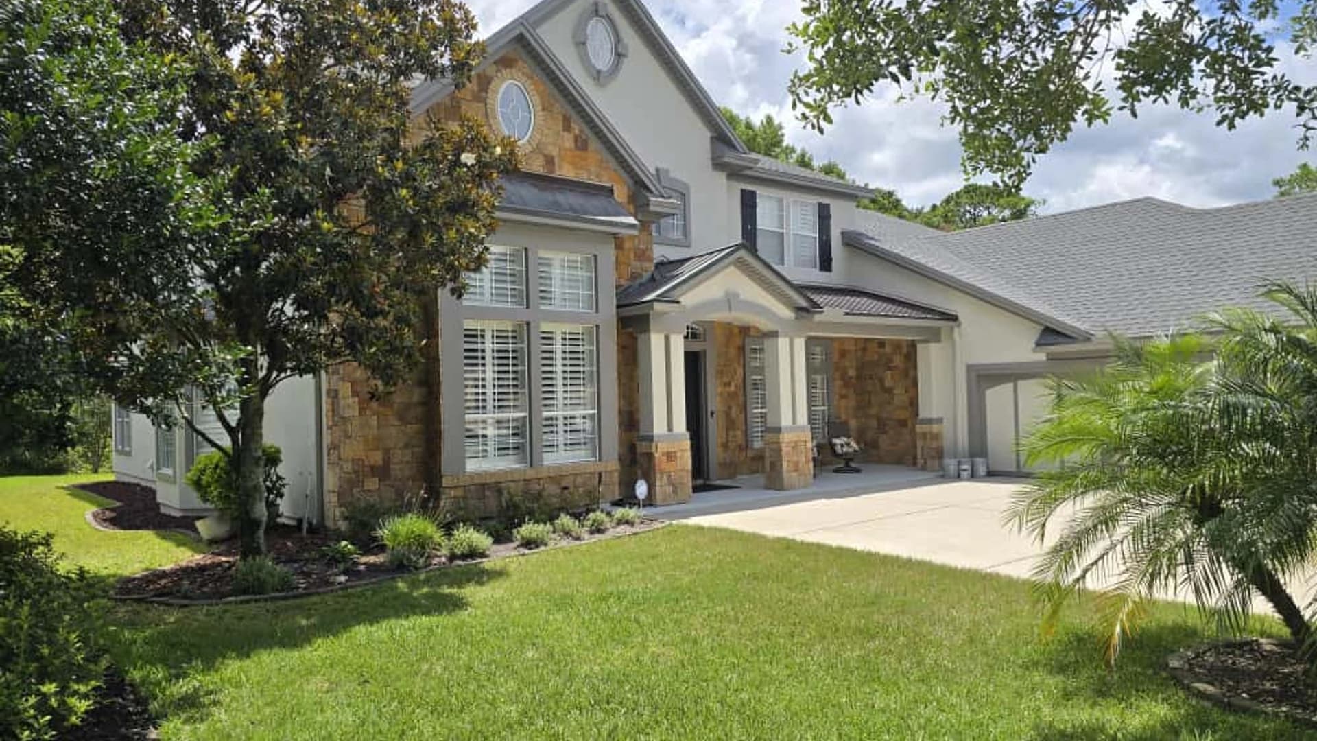 Home remodel in progress ahead of the final paint pass in Jacksonville, FL